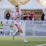 De retour de blessure, Kevin Bua a bénéficié de plus de 20 minutes de jeu face à Baden. Assez de temps pour inscrire le 3-0 pour la formation valaisanne.